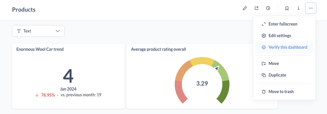 Verify this dashboard