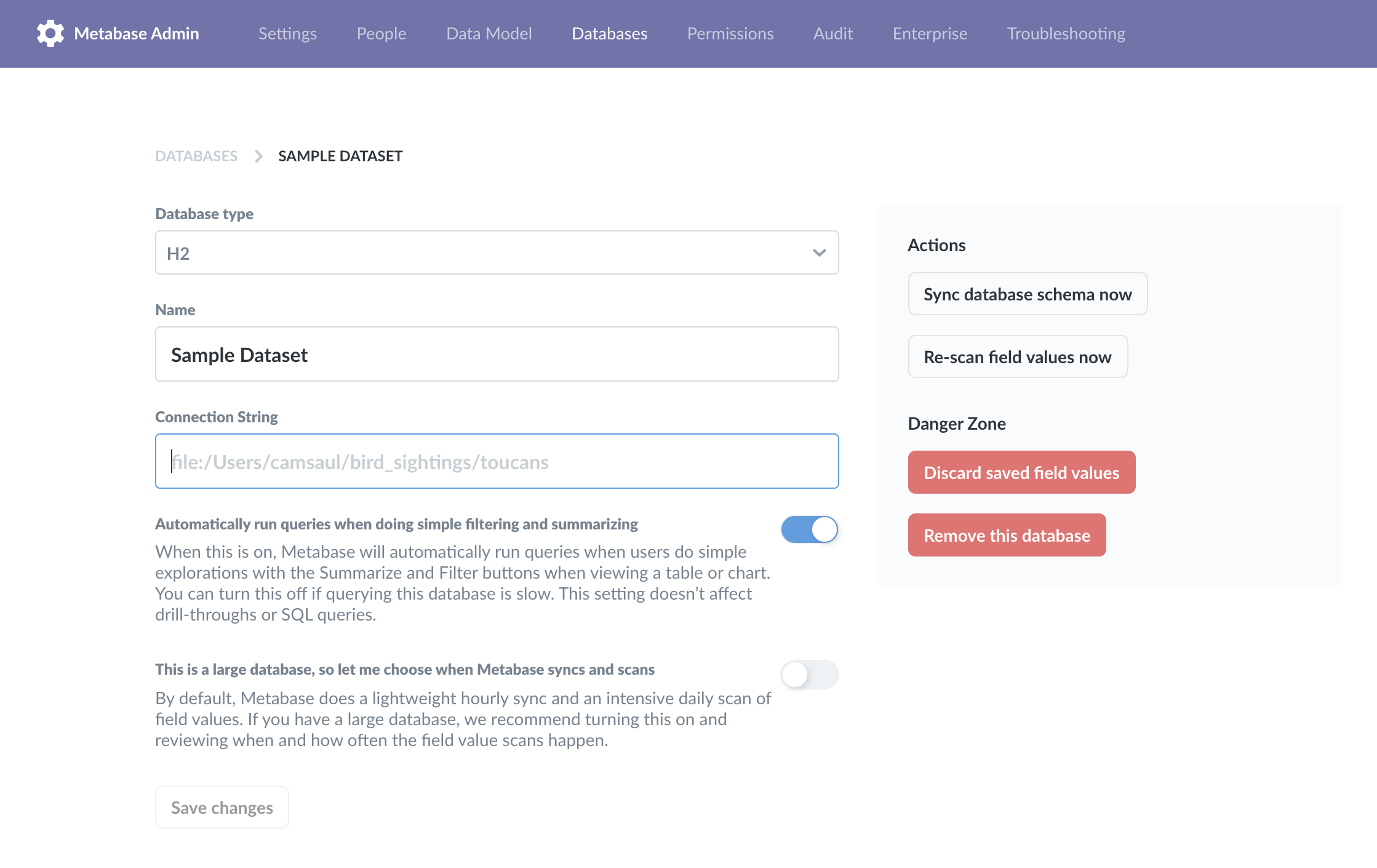 You can change when Metabase syncs with your databases, which can improve performance when you